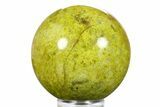 Polished Green Opal Sphere - Madagascar #290923-1